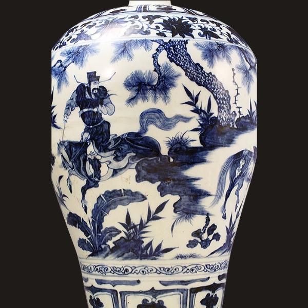 看见文物 | 绘“萧何月下追韩信图”的瓷器瓶你知道是什么吗？