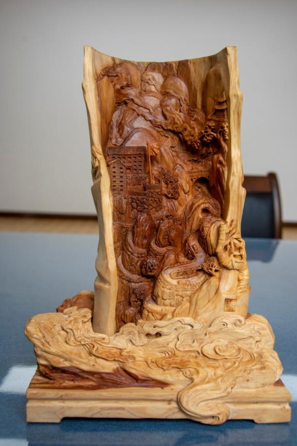 艺术｜东安雕刻艺人向永州市博物馆捐赠木雕作品