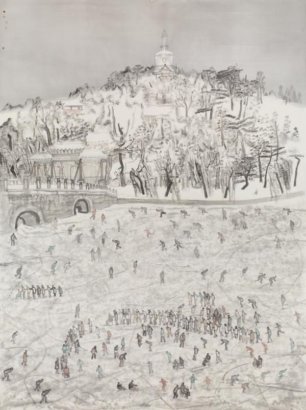 书画 | 中国国家画院展出200余件冬奥主题美术、书法新作