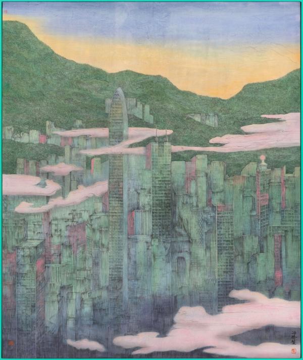 南方观察丨“守望——贺海锋山水画作品展”在深圳美术馆展出