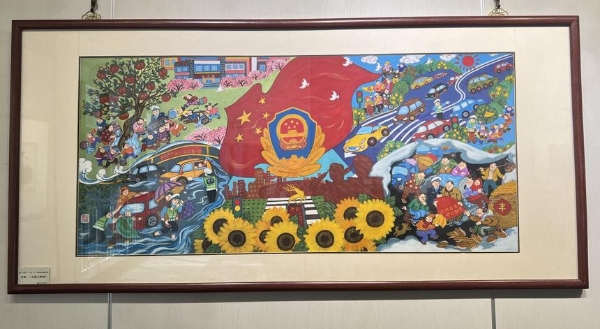 公共 | 迎“三八”雨桥民俗画精品展在河北省图书馆展出