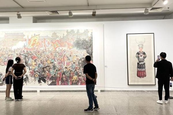 艺术 | 湖北书画院成立35周年纪念展在武汉举行