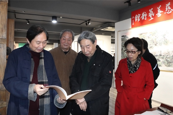 书画 | 以艺术解读生态文明建设——杨留义浦江仙华写生作品展亮相中华慈善艺术馆