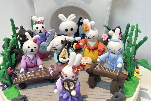 艺术 | 萌兔迎新年 在上海长宁生肖绘画展邂逅“兔”文化