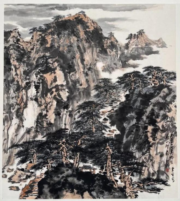 书画 | “绿野生辉——买鸿钧艺术展”在北京画院美术馆开展