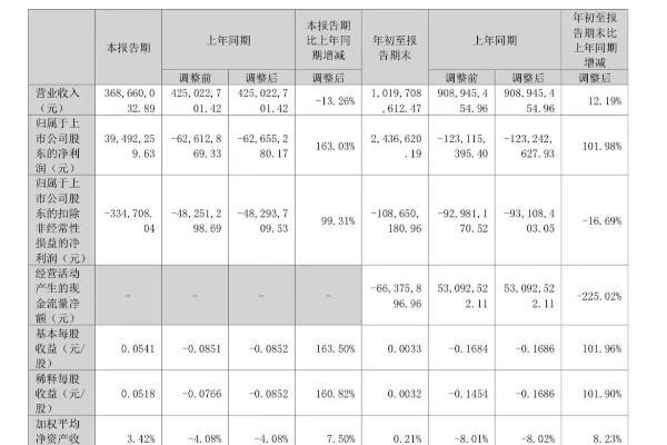 中文在线前三季度净利润243.66万元