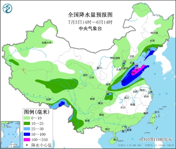 两轮降雨无缝衔接 山东河南成降雨核心区