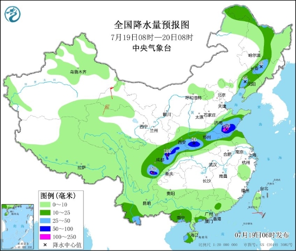 南方大范围高温持久 暴雨地区即将转移