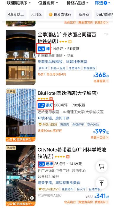 携程的酒店点评分新规，你看好吗？