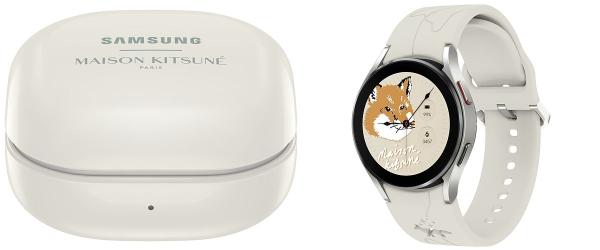 三星「Maison Kitsuné」小狐狸变身Galaxy Watch4与Buds2特别版，可爱翻