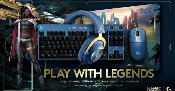 Logitech G史上最强游戏IP联名《英雄联盟》PRO系列，滑鼠、耳机麦克风，四项超完美配备