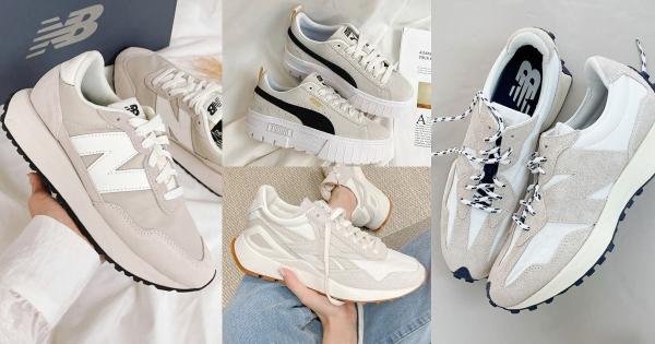 领五倍券买两双！2022必备『奶油色球鞋TOP7』Nike、NB、Vans…长腿新款一次看！