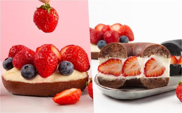 草莓控收藏！霸王级「草莓甜点TOP6」起司塔、戚风蛋糕、贝果，新鲜草莓数量史上超狂！