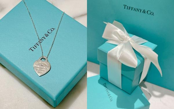小蓝盒出新款！Tiffany单钻版『爱心小项链』背面可刻字、生日礼物NT.小资价收藏！