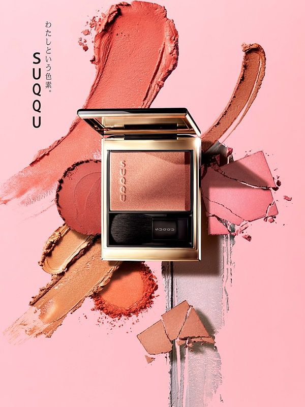 SUQQU 2022春彩系列「晶采光润颊彩」、「晶采盈致眼彩盘」让色彩自然融于肌肤！