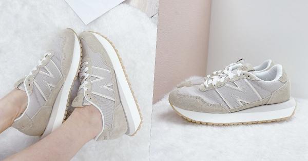 Ｎew balance 237奶茶新色太美！NB327经典进化款，版型超显瘦、好穿搭必须收一双！