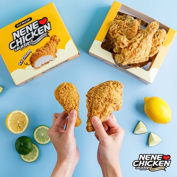 居然是冬瓜柠檬雪酪口味！NENE CHICKEN限量新品「炸鸡冰淇淋」全台只有「这里买得到」！