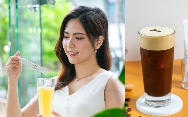 一边喝一边美！NU CAFÉ限定「美肌特调」高颜值色泽，酸甜口感清爽不腻！