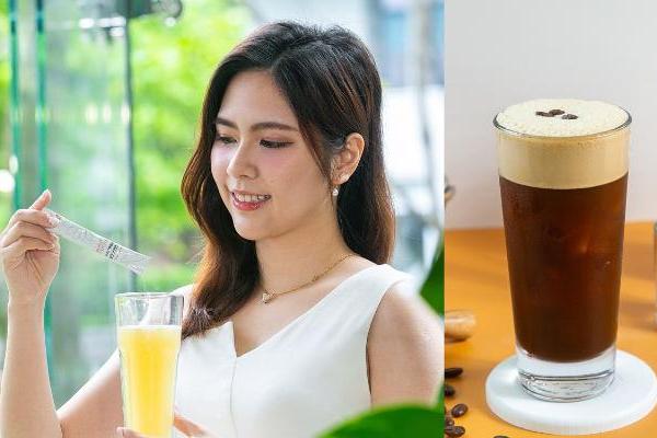 一边喝一边美！NU CAFÉ限定「美肌特调」高颜值色泽，酸甜口感清爽不腻！