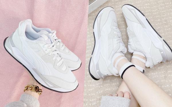 美式學院風必收這雙！PUMA Mirage Sport厚奶霜鞋底＆超舒適滿分腳感，時髦潮妹全指定！