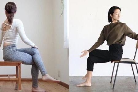 推荐5瑜伽动作，一张椅子便能让你在家轻松摆脱赘肉、驼背....