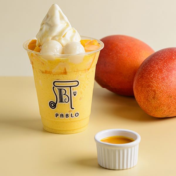 芒果层层堆迭好疗愈！「PABLO芒果派对起司塔」每一口都吃得到芒果！
