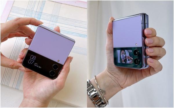 【新机开箱】2022最Q口袋折迭手机「Galaxy Z Flip4」封面萤幕升级、拍照模式超灵活