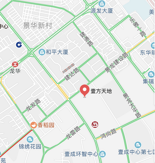 龙华壹方天地地图图片