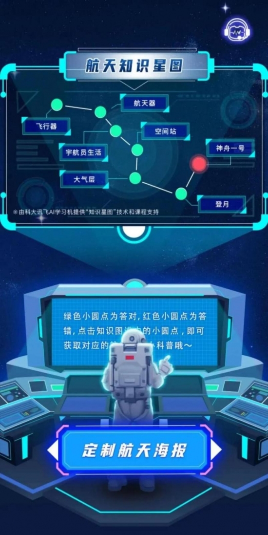 致敬中国航天！科大讯飞AI学习机全系列免费上线航天知识素养课