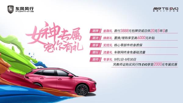  “潮”礼喝彩 风行五重礼遇迎风行T5 EVO女神版