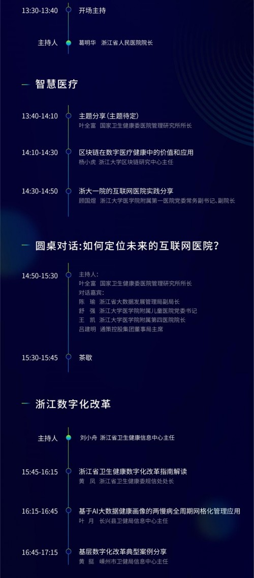  大咖云集,2021中国(杭州)数字健康大会即将举行!