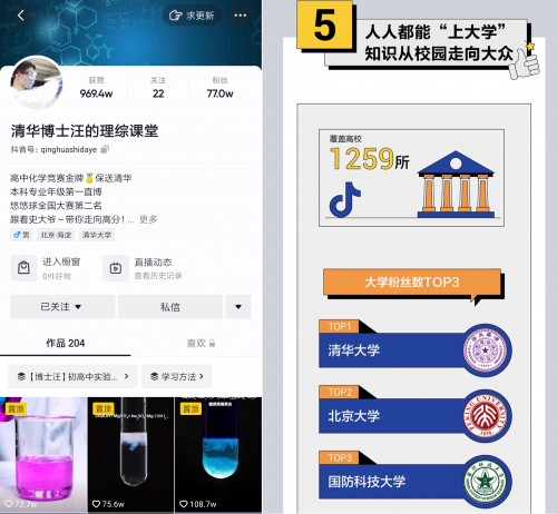  清华大学抖音粉丝突破700万，短视频如何成高校传播知识新平台？