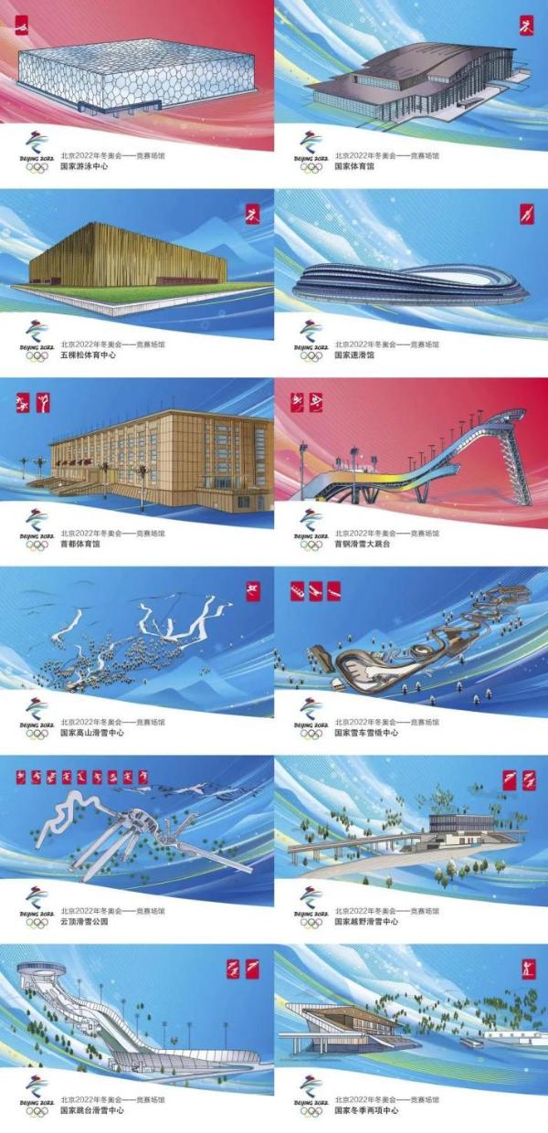  “我手写我心，见字如面” 2022壬寅年贺年有奖明信片暨冬奥会竞赛场馆明信片今日首发