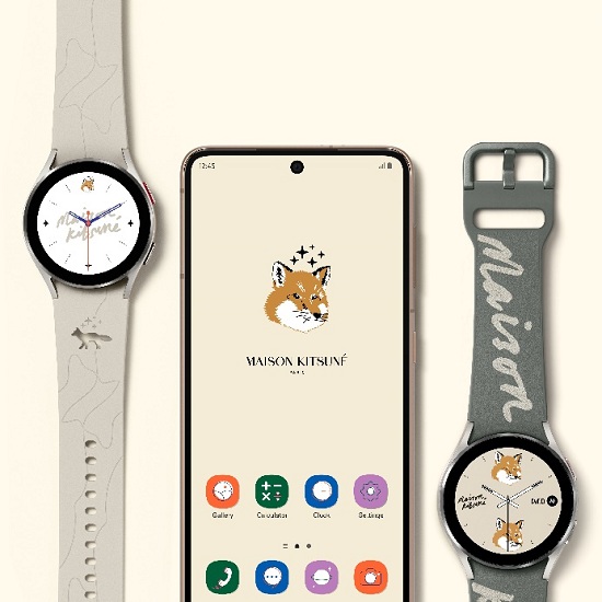  三星Galaxy Watch4|Buds2 Maison Kitsuné限量版即将发售 