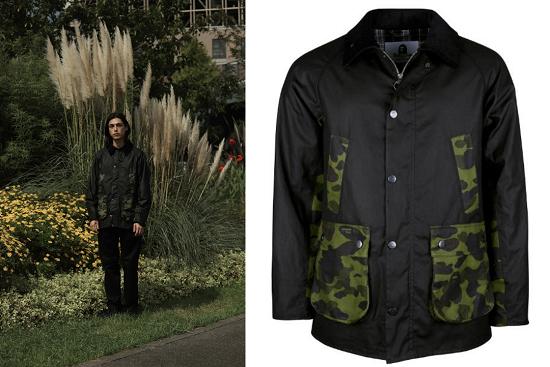 英伦经典邂逅街头潮流 Barbour 发布首个BAPE®联名系列