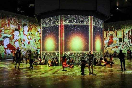 遇见敦煌·光影艺术展再现千年历史，华熙LIVE·五棵松活动盘点