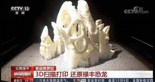  思看3D扫描技术，还原云南禄丰龙，带你穿越亿万年，重返侏罗纪