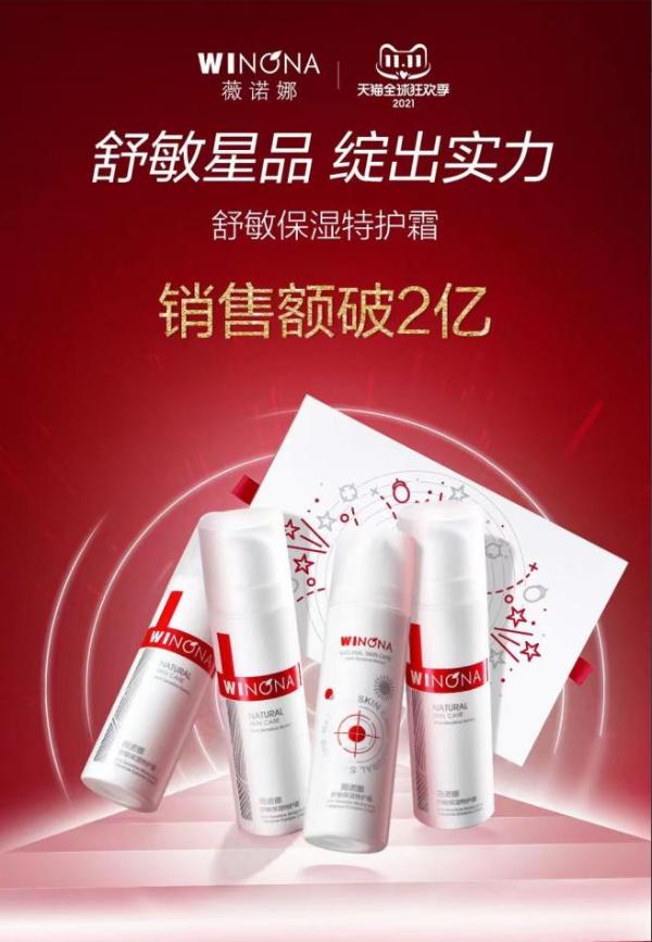  双十一中场战事打响，薇诺娜强势领跑功效性护肤赛道