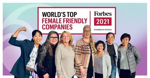  如新集团入选福布斯全球最佳女性友好企业榜单