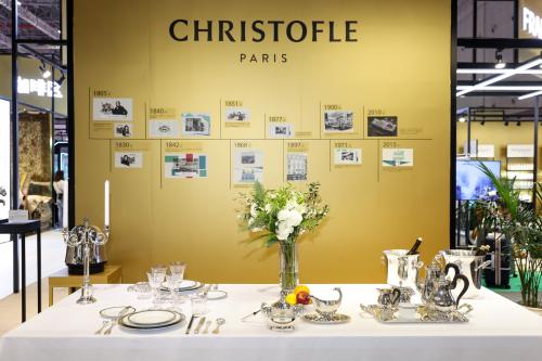  搭乘进博会快车，法国百年银器品牌CHRISTOFLE昆庭展示法式生活美学
