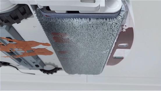  XWOW晓舞全自动洗地机器人带来了创新履带式拖布设计 
