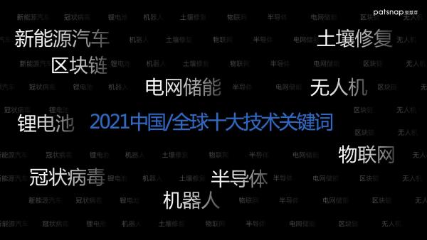  智慧芽：2021年度十大技术关键词出炉