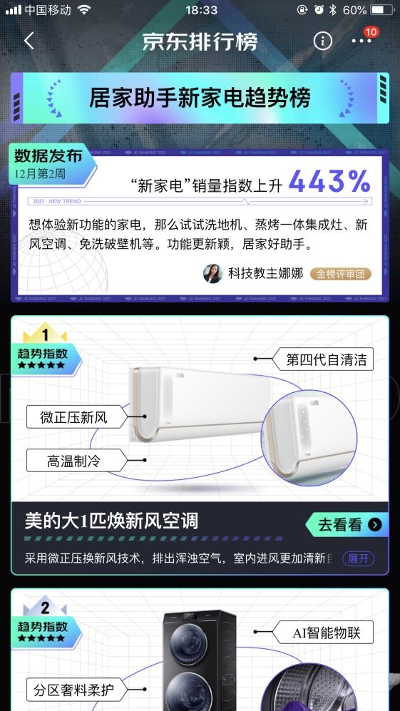  从新兴家电到12.12京东金榜 为家电行业和消费者提供精准导航