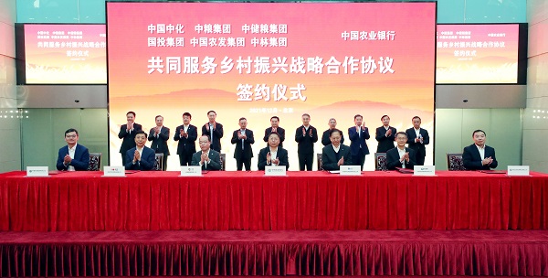 中林集团与中国农业银行签署服务乡村振兴战略合作协议