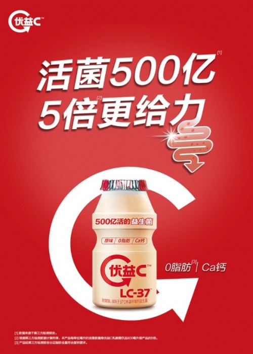  优益C红了，新年燃起中国红，健康更给力
