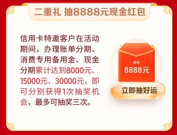  平安银行信用卡新春“解压”红包请查收，最高8888元大奖 