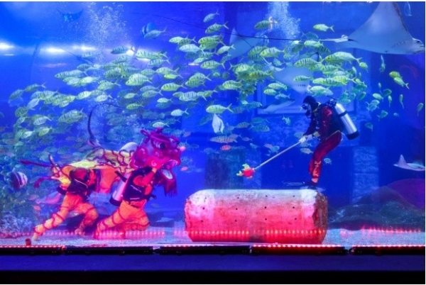 广州正佳广场拉满新年“氛围感” 吸引市民沉浸式畅游感受年味