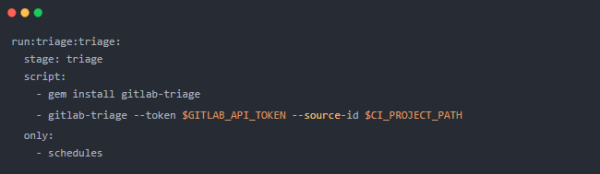  GitLab中文版教程|使用极狐GitLab Triage来自动管理Issue和MR