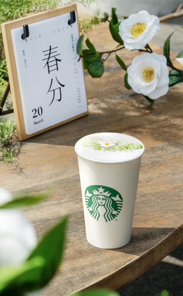  春分半，日初长，星巴克“春天里见”节气系列饮品又上新了！
