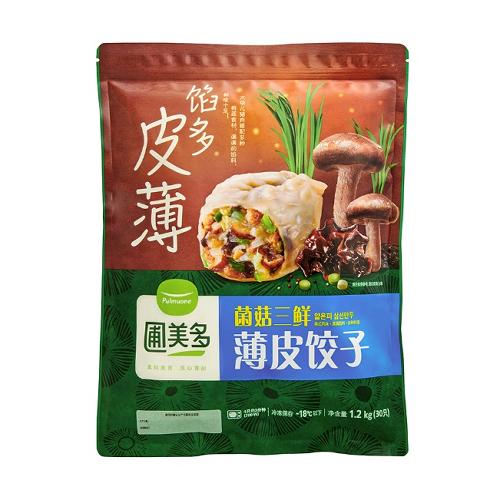 圃美多菌菇三鲜薄皮饺子 满足忙碌上班族的口腹之欲